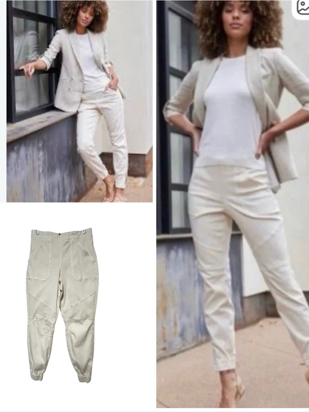 Spanx twill cargo joggers